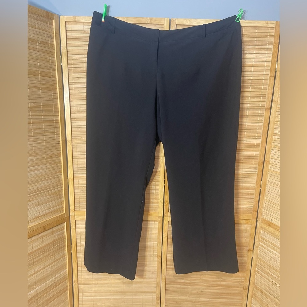 Worthington black slacks trousers work pants woman’s size 24W